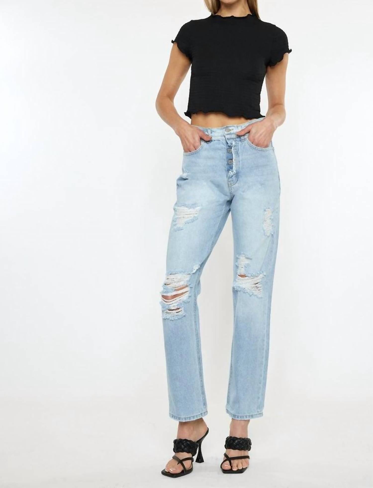 Kancan - PAULA 90'S STRAIGHT FIT JEANS