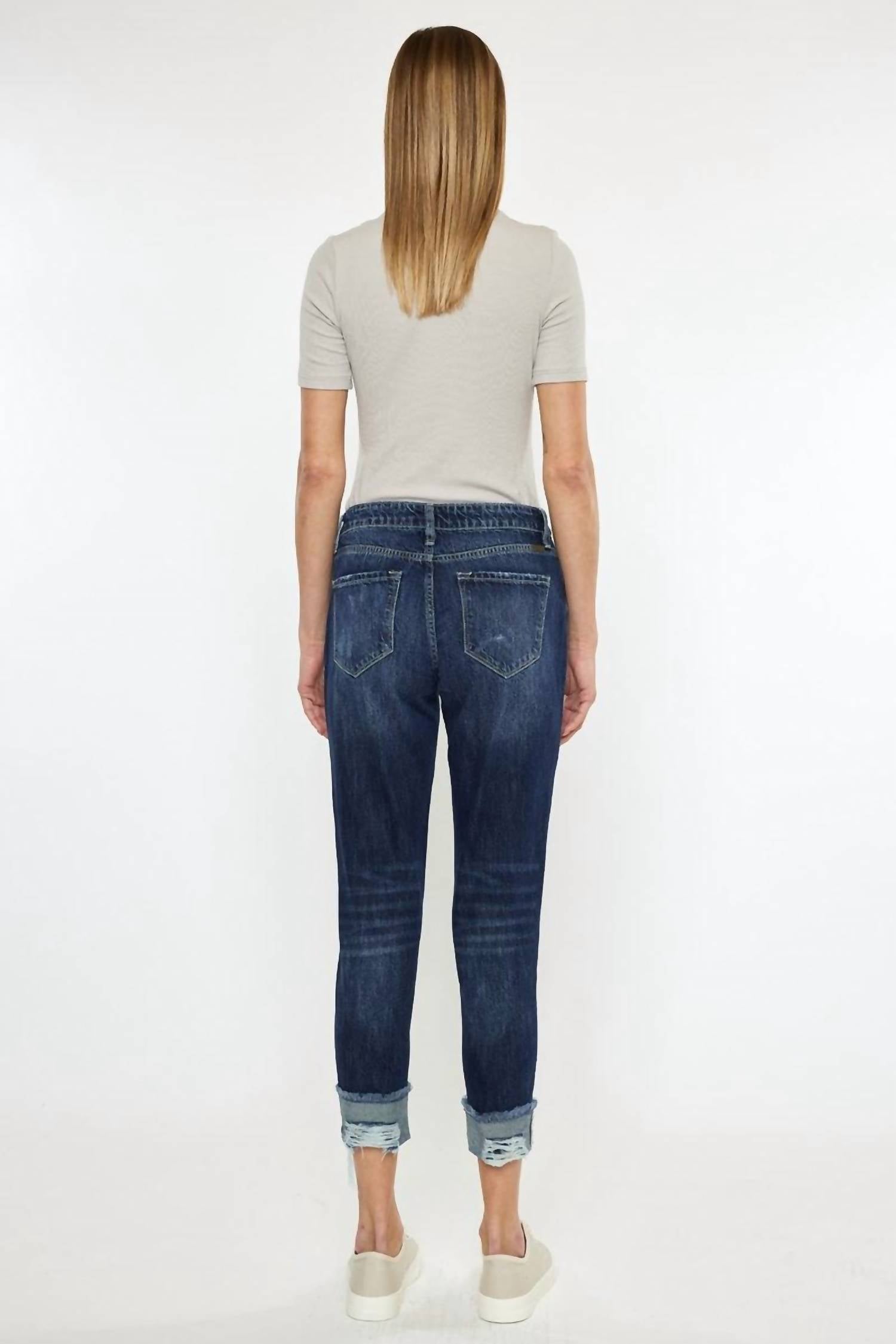 BERNICE HIGH RISE BOYFRIEND JEANS