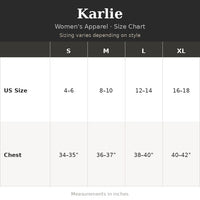 Karlie - DENIM STITCH NOVELTY SKIRT