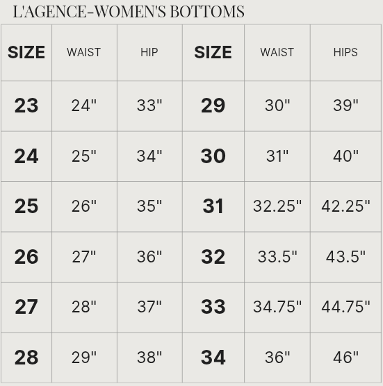 L'Agence - Jones Ultra High Rise Stovepipe Jean