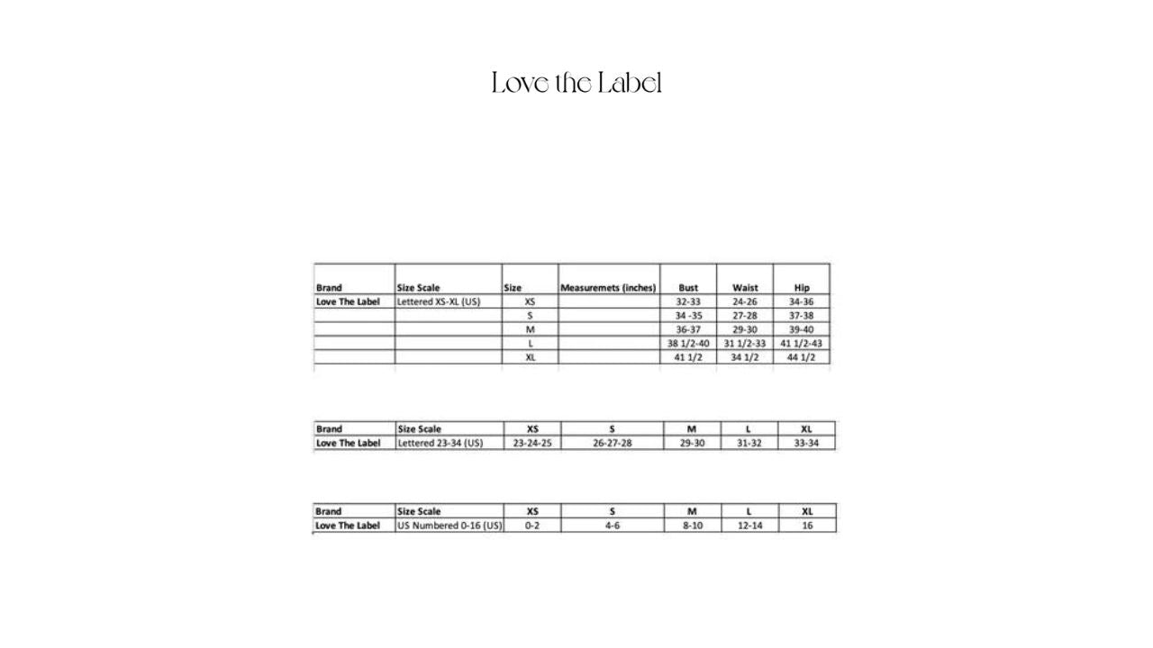 Love The Label - Corneila Mini Dress