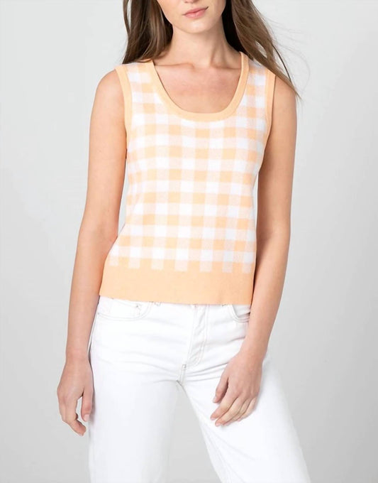 GINGHAM TANK