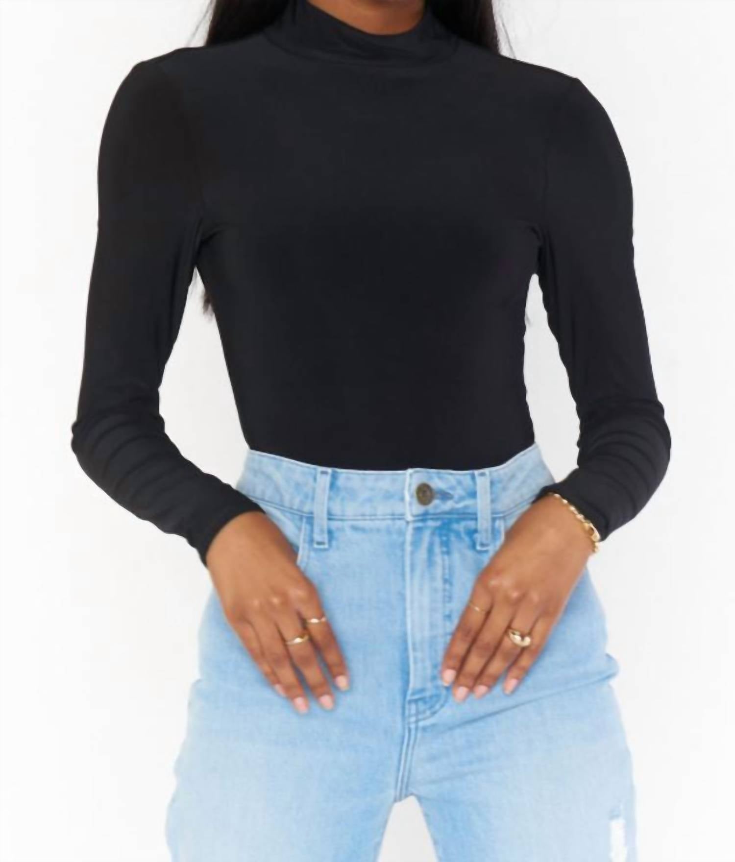 Show Me Your Mumu LOOK BACK BODYSUIT in black - women's shirt