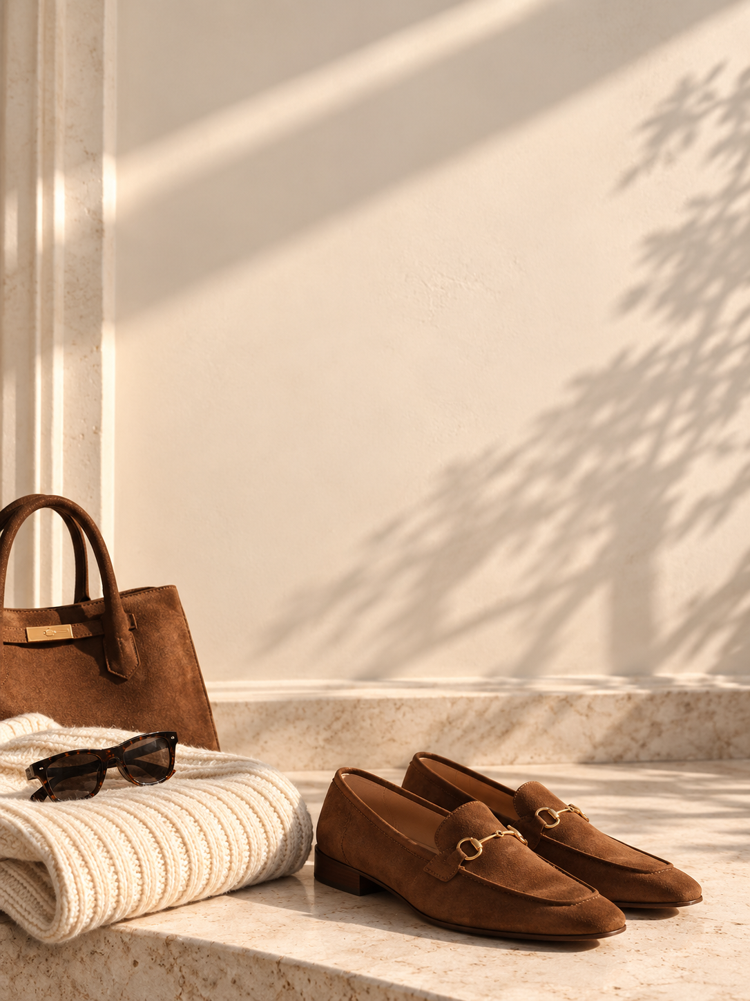 Bag and shoes on snagged and bagged