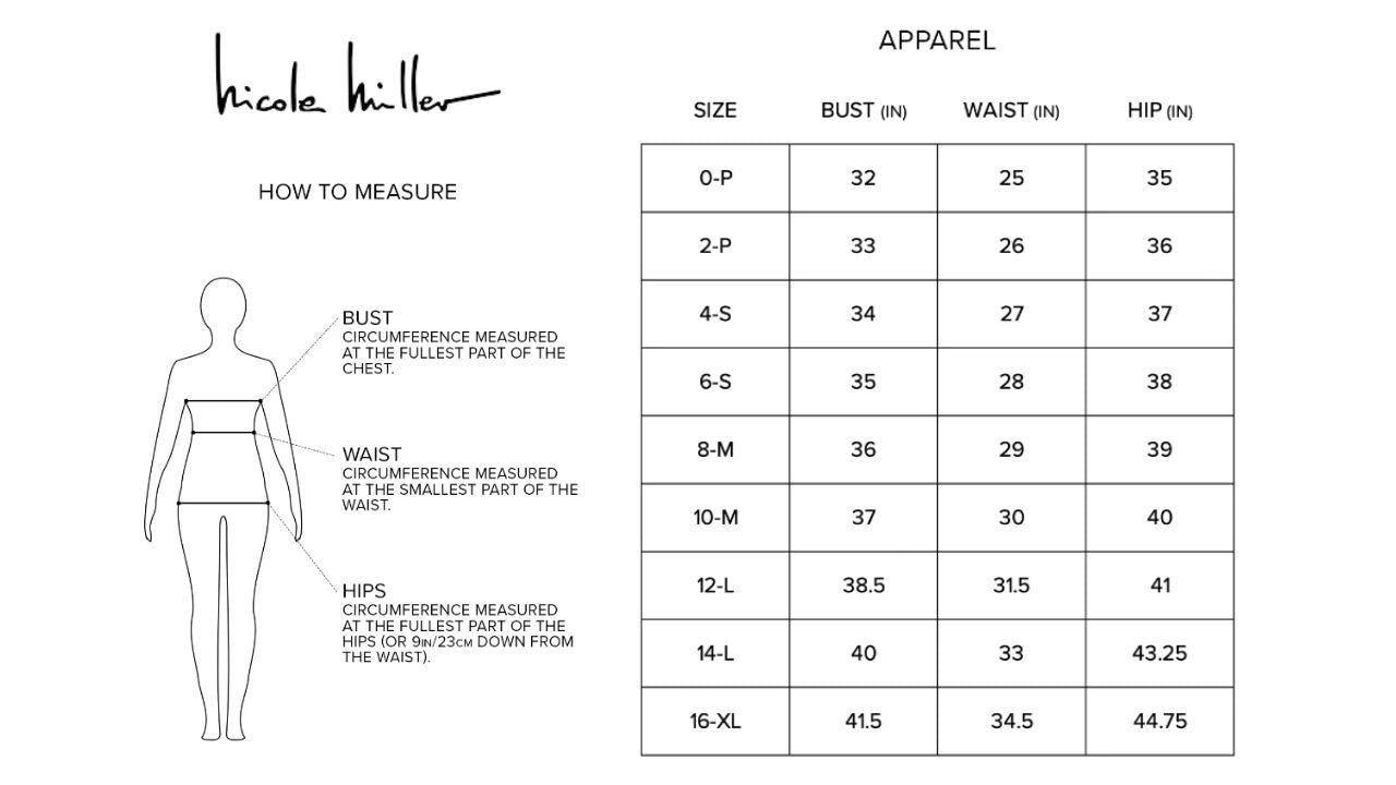 Nicole Miller - Garment Dyed V-Neck Top