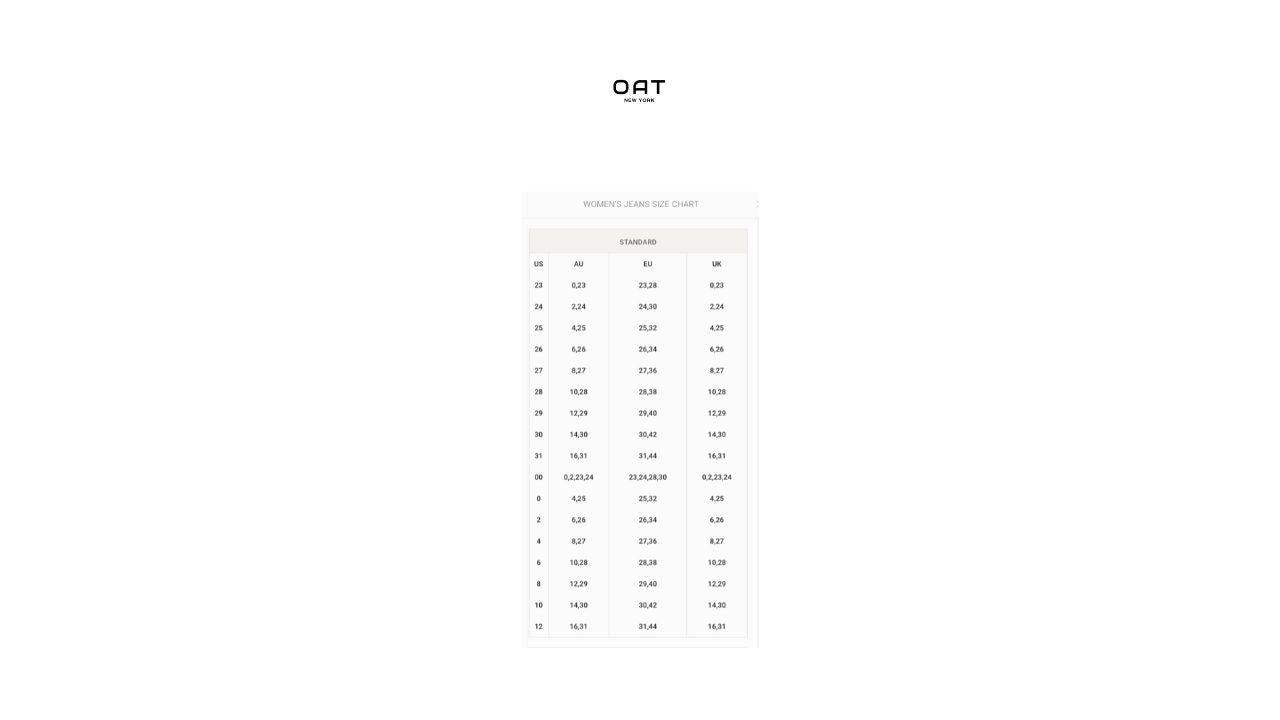 Oat New York - High rise straight cargo