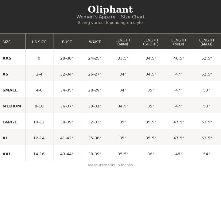 Oliphant - Harper dress