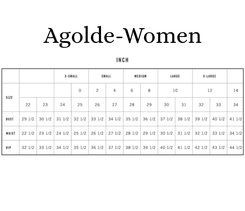 Agolde - Low Rise Loose Jeans