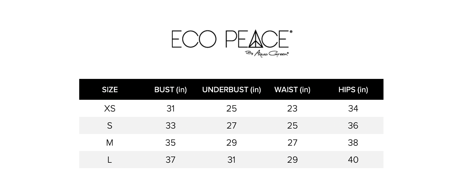 Eco Peace - One Piece Swimsuit