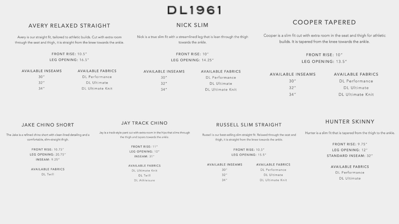 Dl1961 - Men'S - Russell Slim Straight Leg Jeans