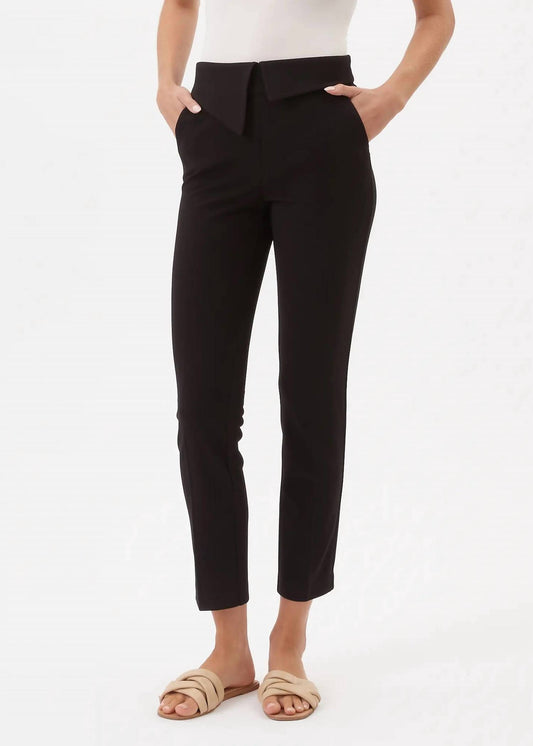 SKYE PANT WITH FOLDOVER WAISTBAND