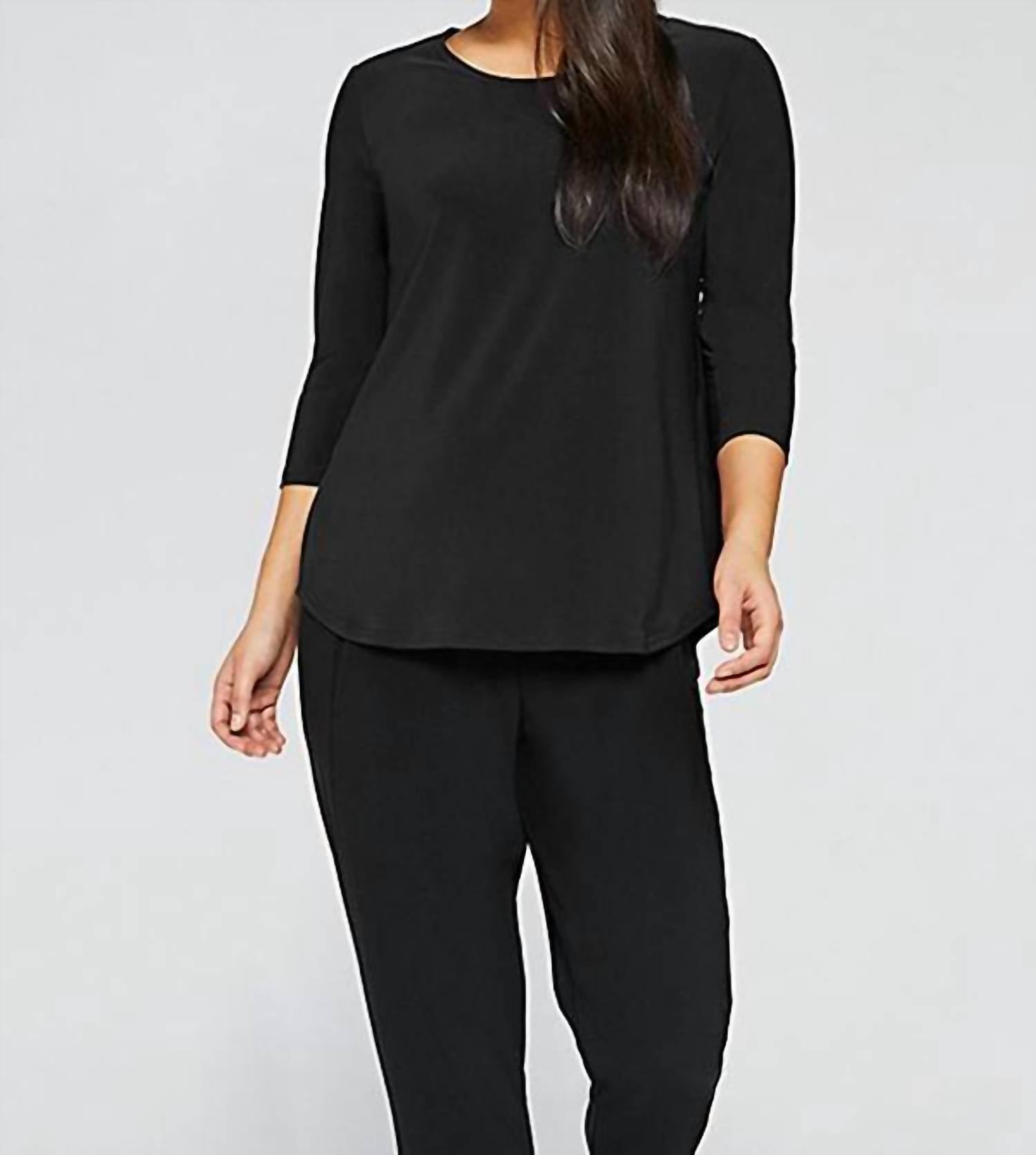 Sympli - GO TO CLASSIC T-SHIRT RELAX 3/4 SLEEVE