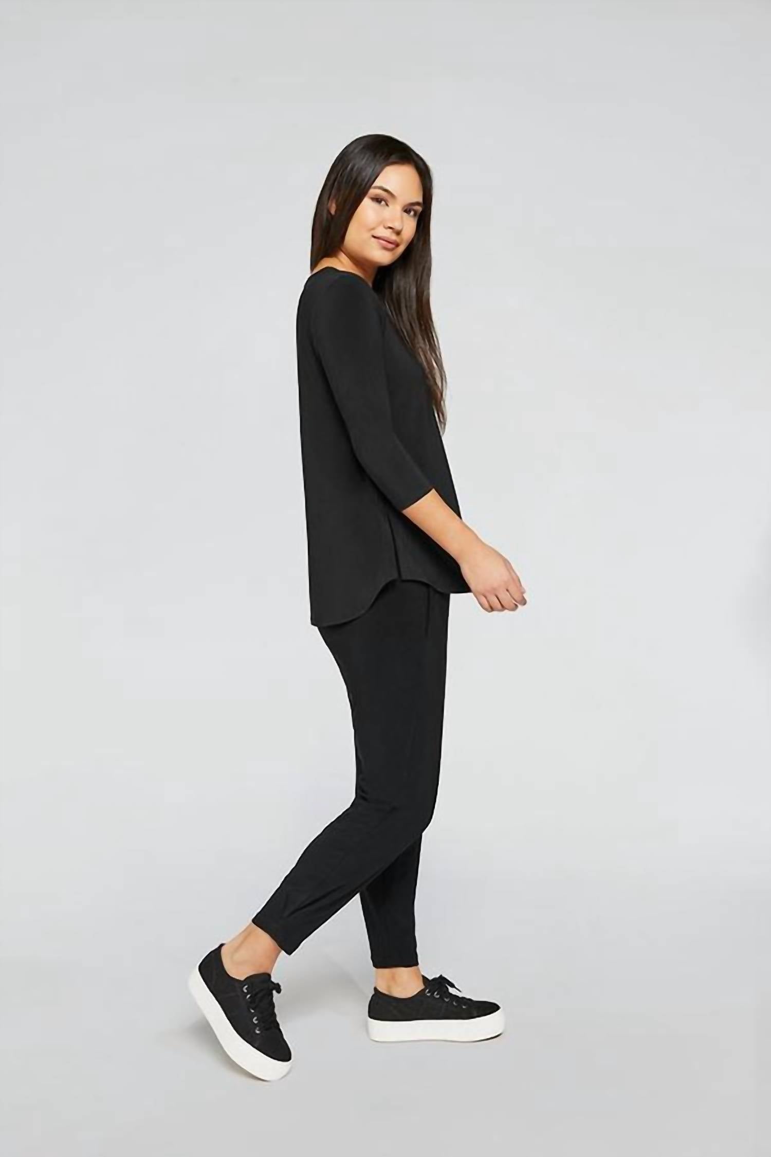 Sympli - GO TO CLASSIC T-SHIRT RELAX 3/4 SLEEVE