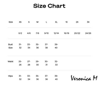 Veronica M - Shirred Zig Zag Dress