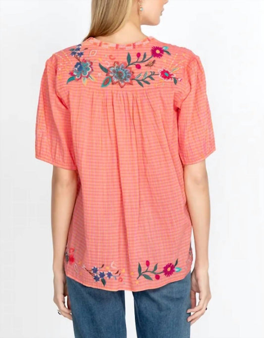 Johnny Was - OLINDA PUFF SLEEVE EFFORTLESS BLOUSE