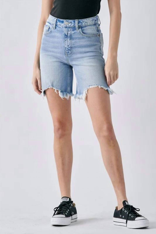 CELLO FRAYED BERMUDA SHORTS