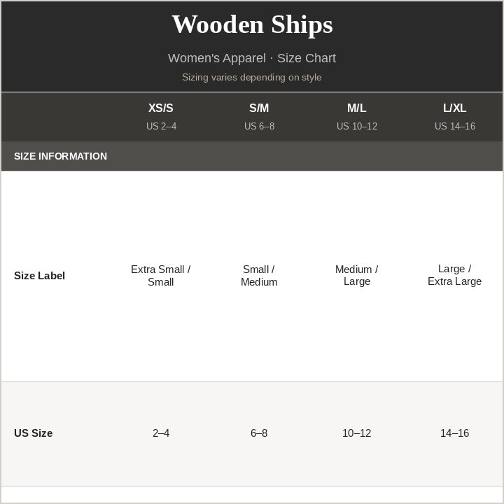 Wooden Ships - Flower Flag Crew Tee