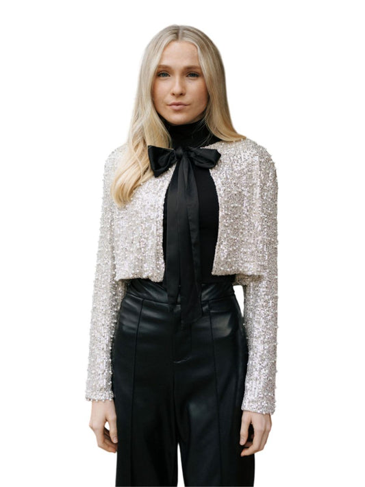 Mable - Pearl/Sequin Cardigan