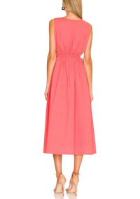 Rails YVETTE DRESS in spiced coral - women's dress - alternate view