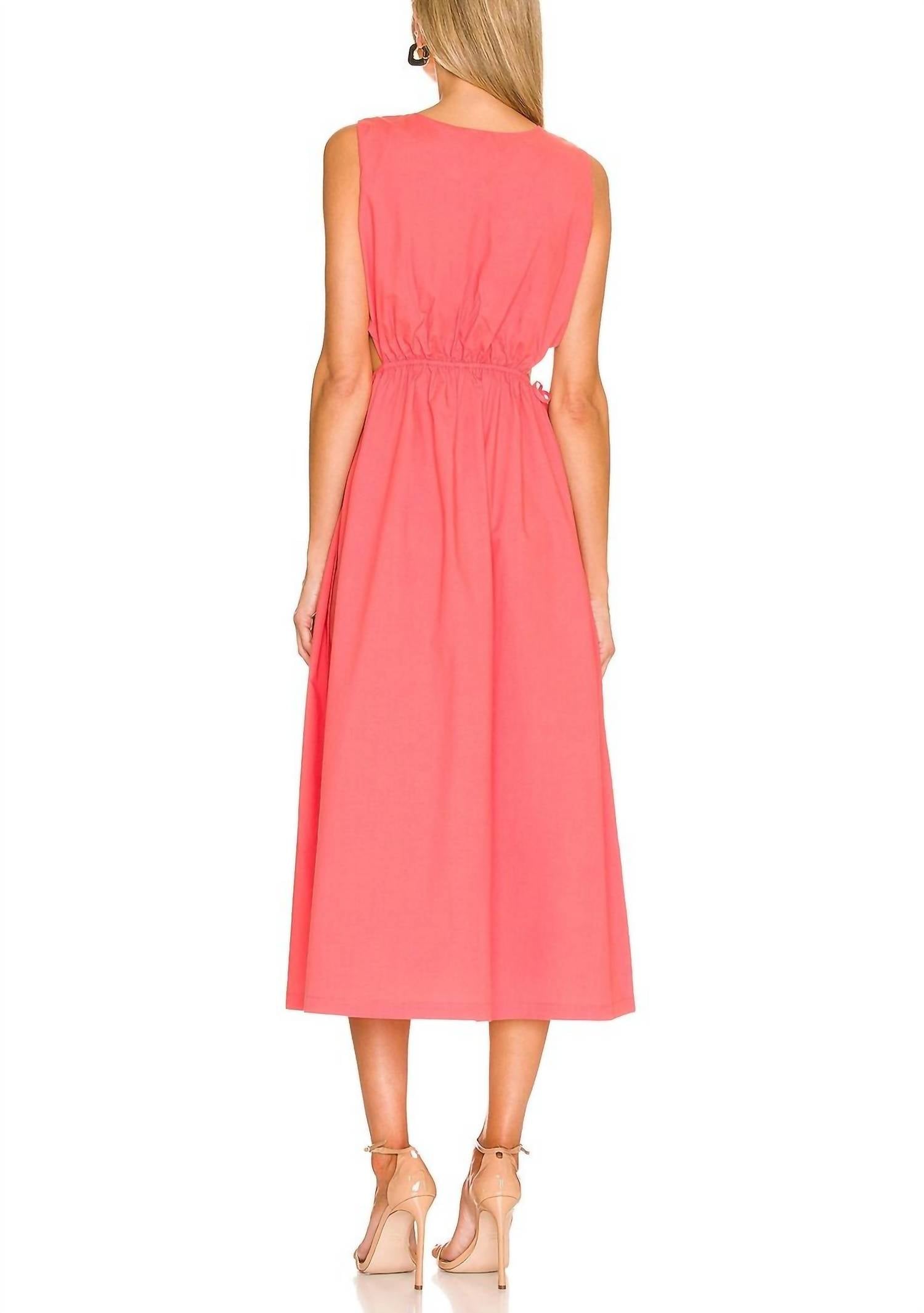 Rails YVETTE DRESS in spiced coral - women's dress - alternate view