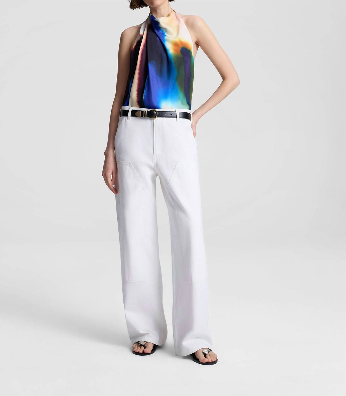 A.L.C. - Ada Printed Halter Top