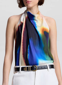 A.L.C. - Ada Printed Halter Top