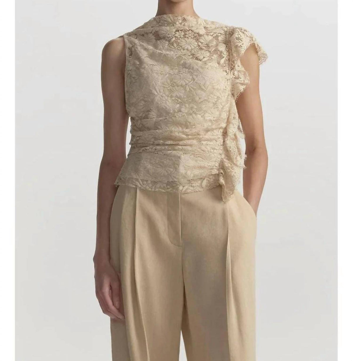 A.L.C. - Astrid Lace Sleeveless Top