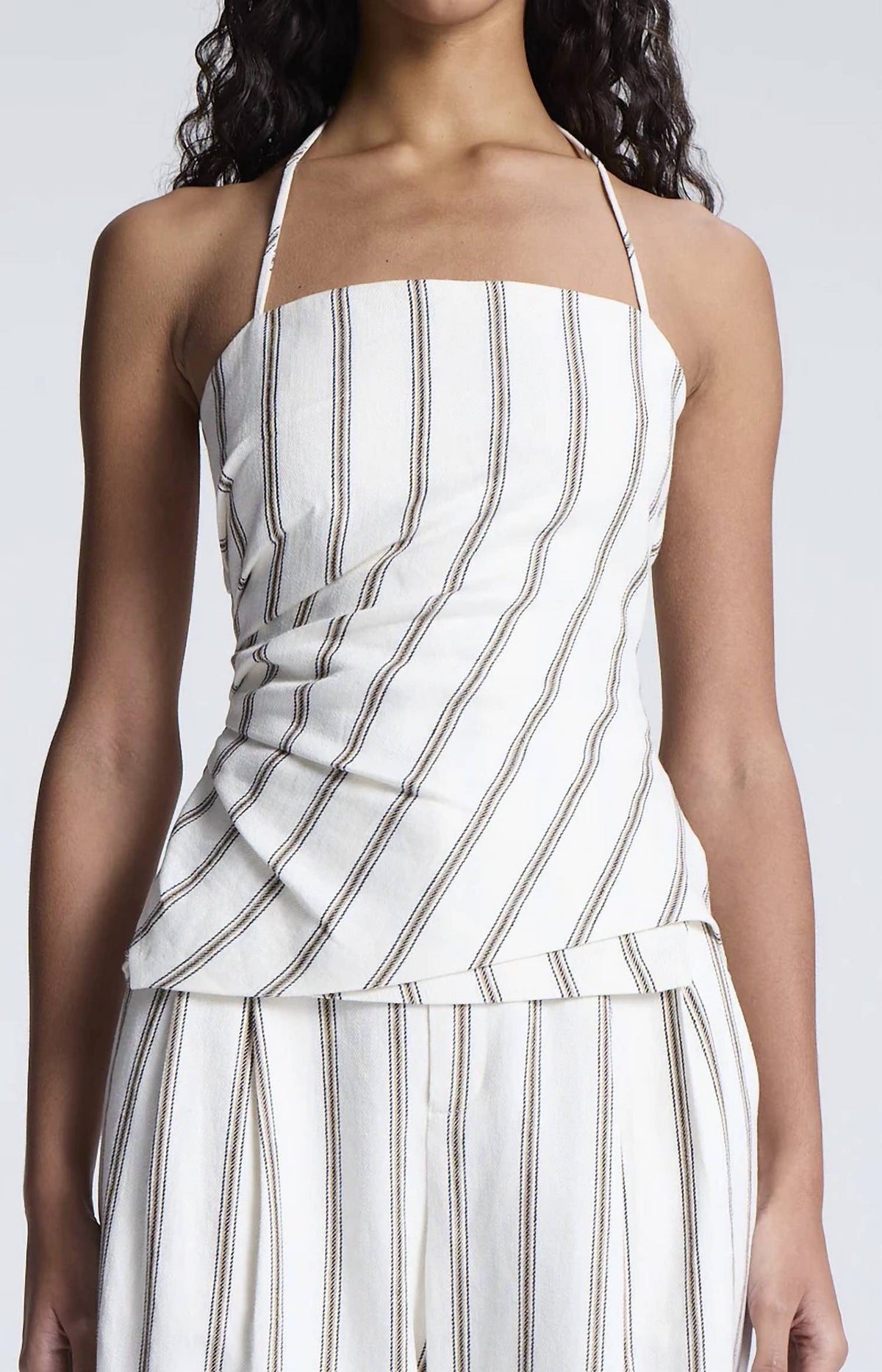 A.L.C. - Charlotte Linen Halter Top