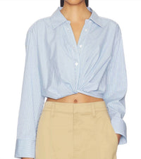 A.L.C. - Leo Cropped Shirt