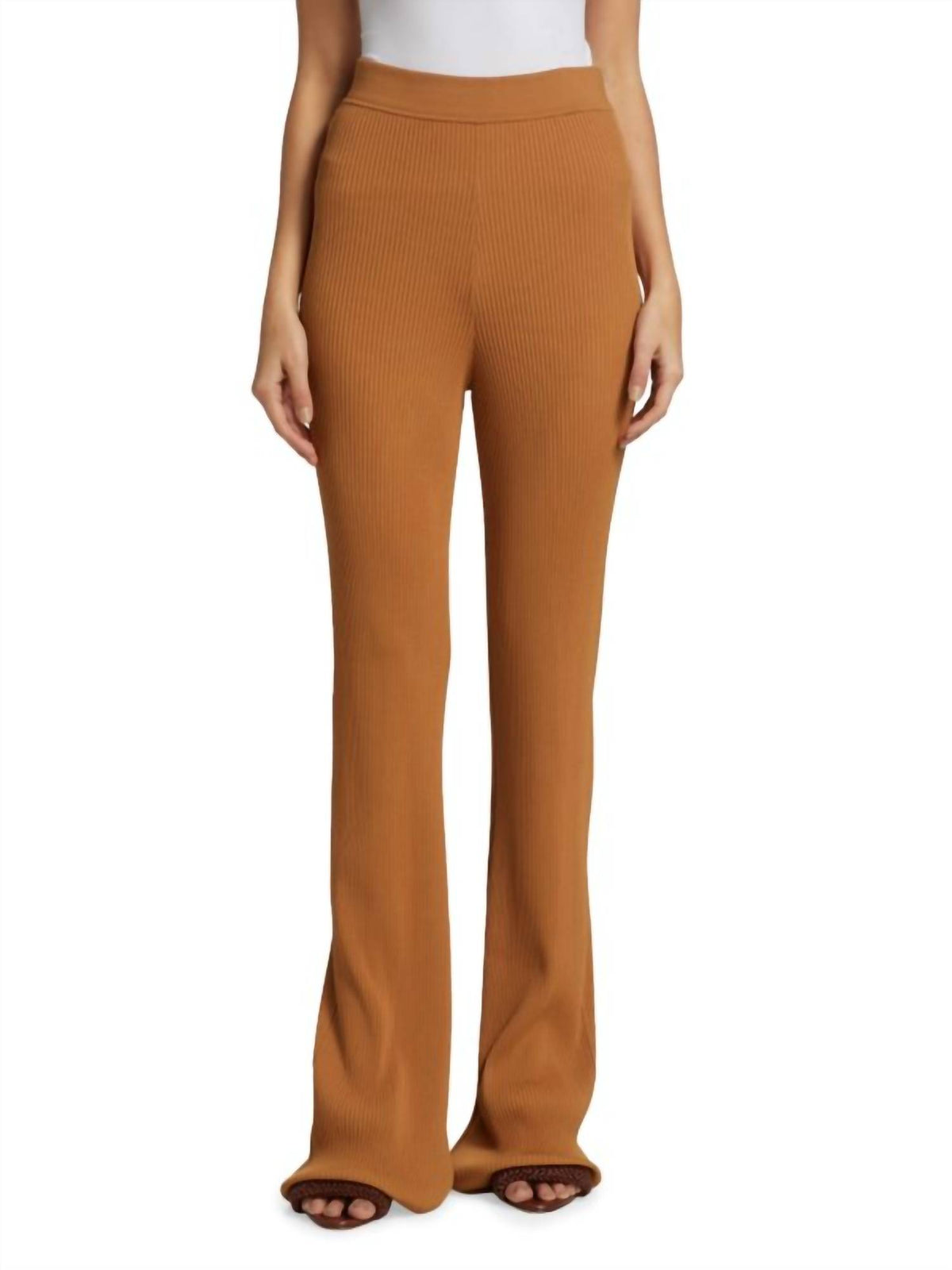 A.L.C. - Logan Rib-knit Flared Pants