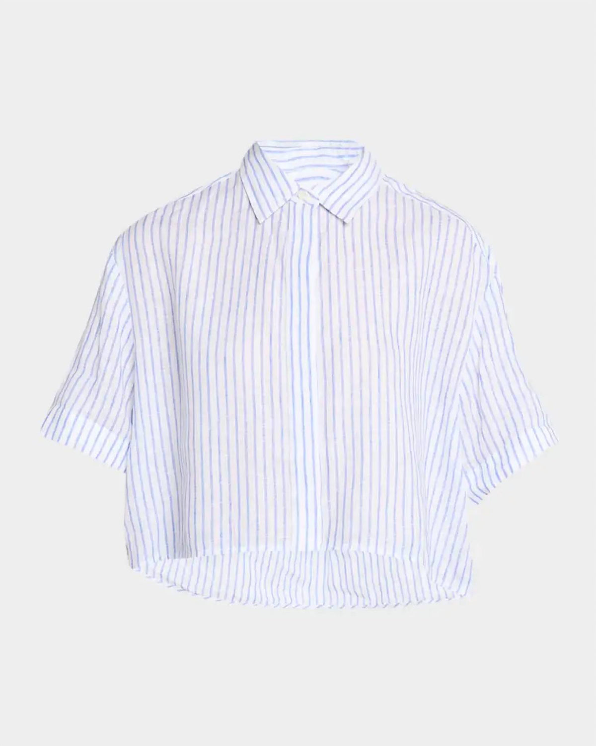 A.L.C. - Mel Short Sleeve Button Front Top