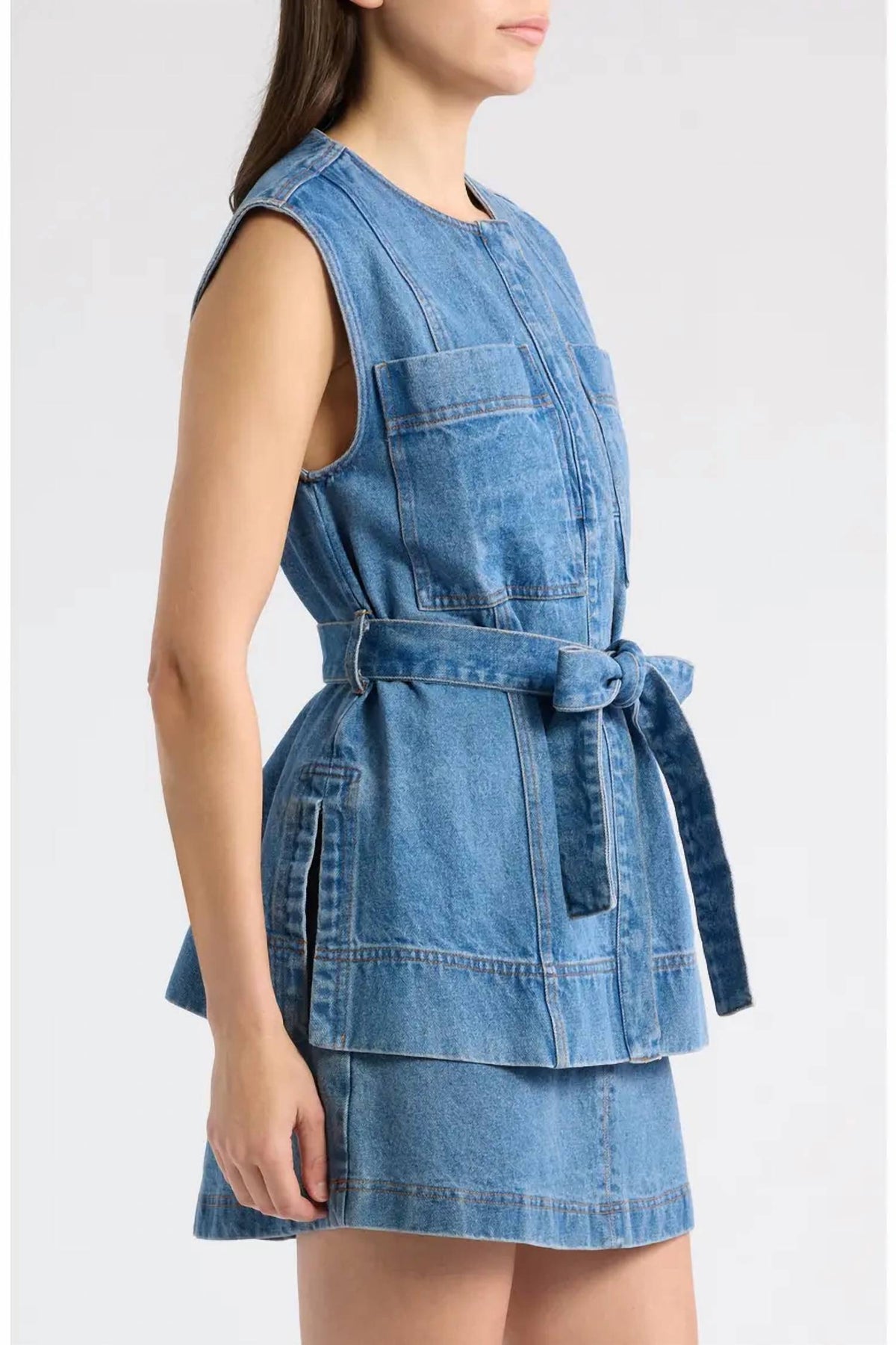 A.Ren - Avi Belted Vest