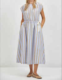 A.Ren - Bryce Stripe Midi Dress
