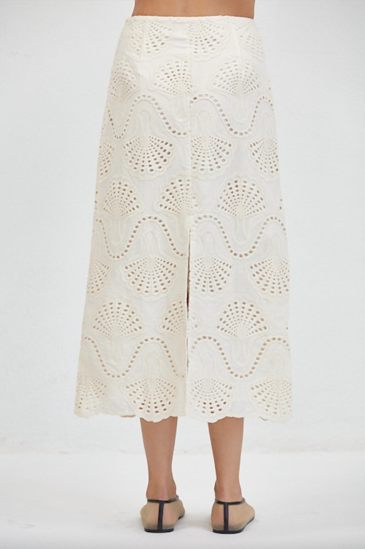 A.Ren - Cannes Eyelet Shell Skirt