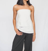 A.Ren - Linen Strapless Top