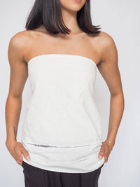 A.Ren - Linen Strapless Top