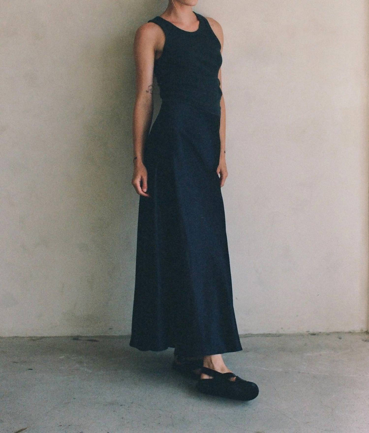 A.Ren - Satin Maxi Skirt