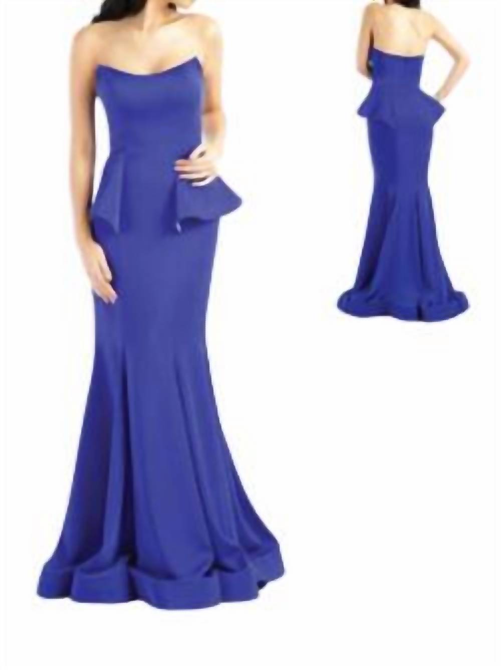 Black Label - Strapless Gown