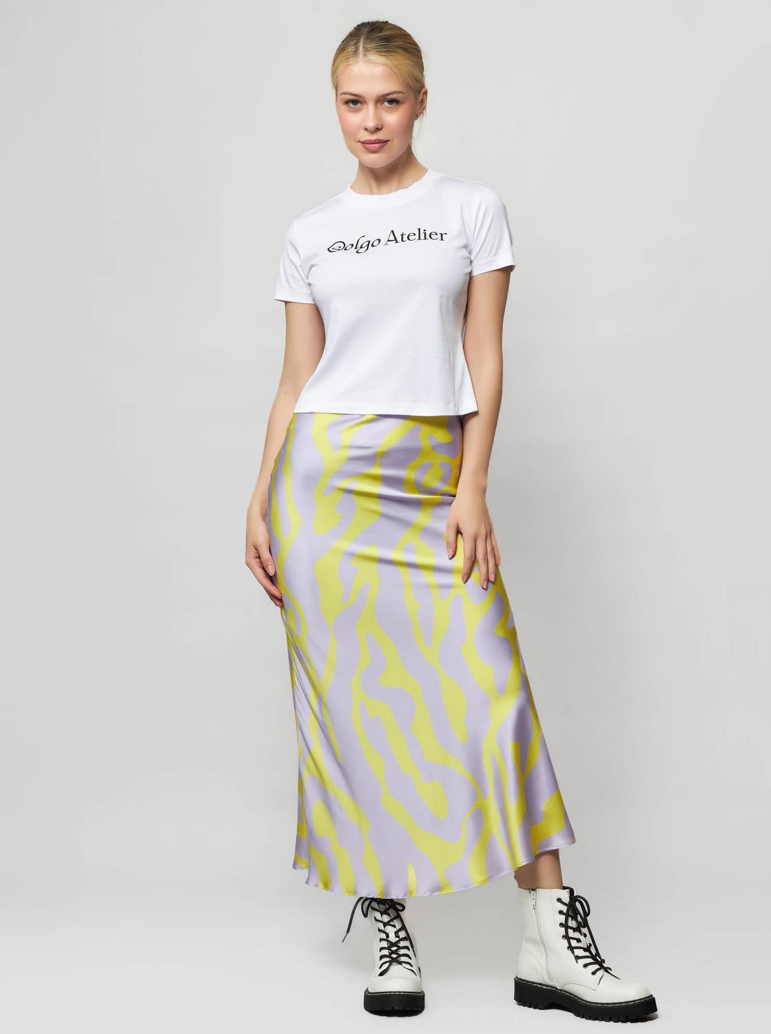 Solgo Atelier - Samantha Silk Slip Skirt
