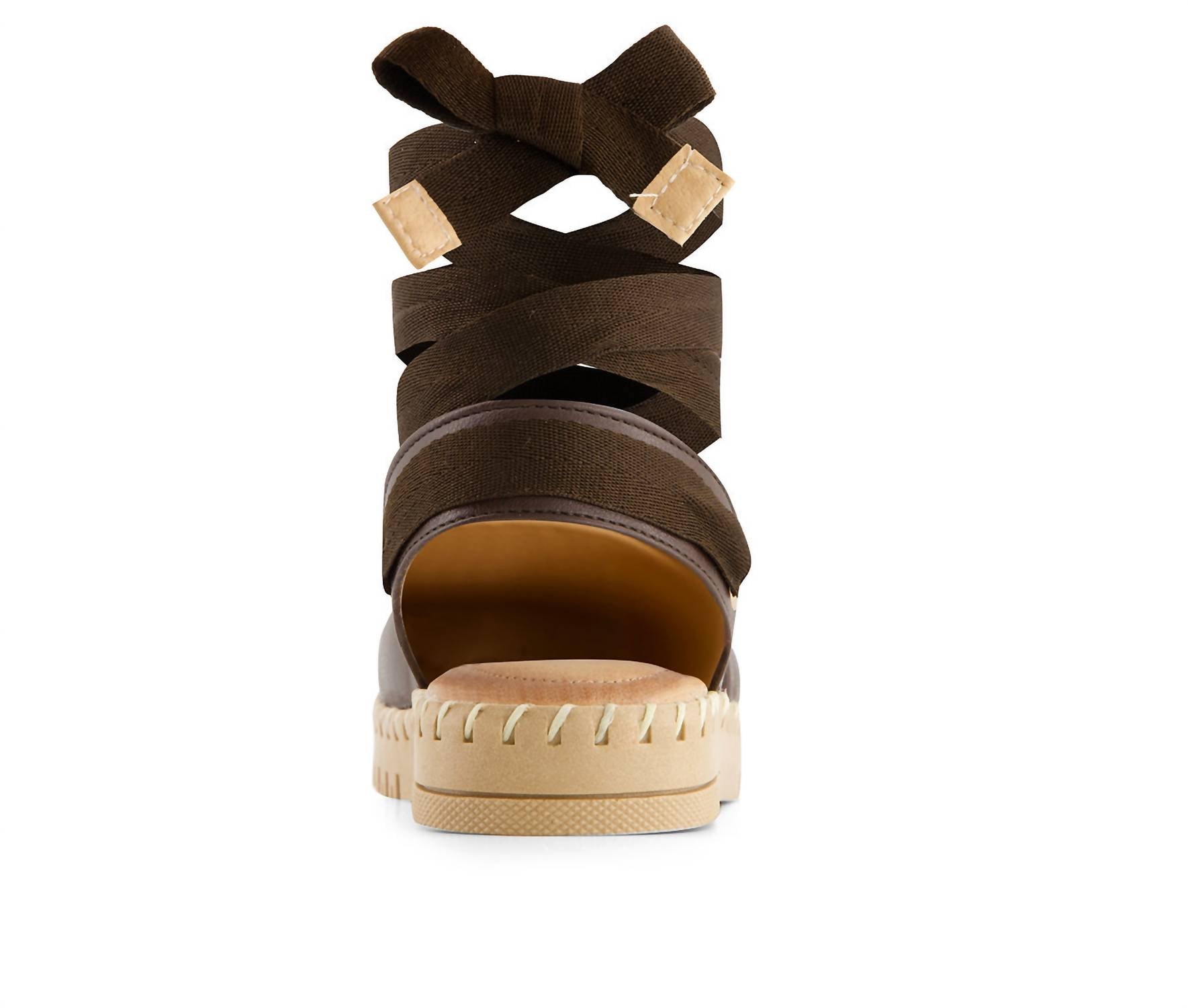 Andrea - Women's Textile Ribbon Lace Flats