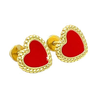 Starlette - Women's Just Hearts Stud Earrings