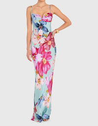 Amanda Uprichard Ira Maxi Dress in daphne floral - women's dress - view 5