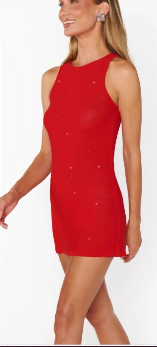 Show Me Your Mumu - Miche Mini Red Sequin Dress