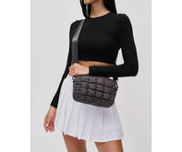 Sol And Selene - Women's Inspiration Quilted Nylon Crossbody Bag