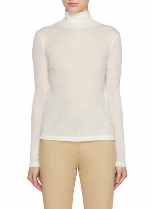 Sandbeige - Sandy Turtleneck Top