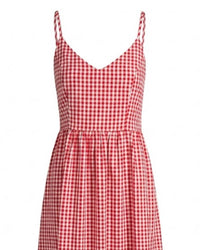 Jodifl Only Girl In The World Sun Dress in the world sun dress in red - women's dress - detail view