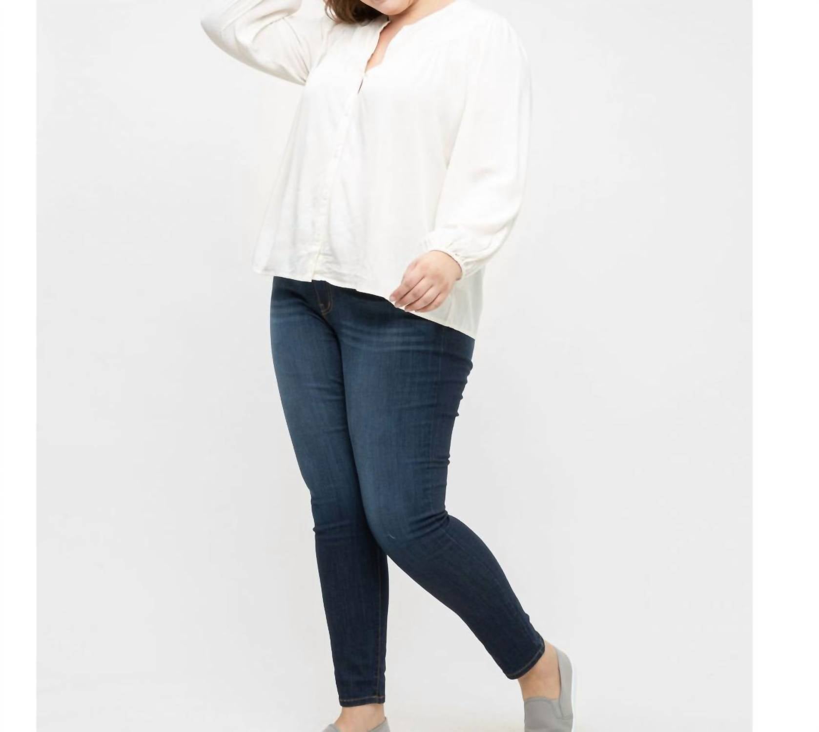 Judy Blue Super Stretchy & Soft Non Distressed Skinny Jeans in dark wash - women's jeans - view 6