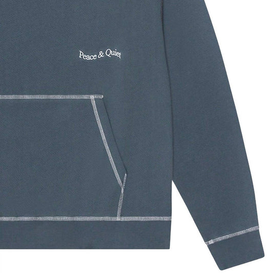 Museum Of Peace & Quiet - Men's Wordmark Reverse Stitched Hoodie