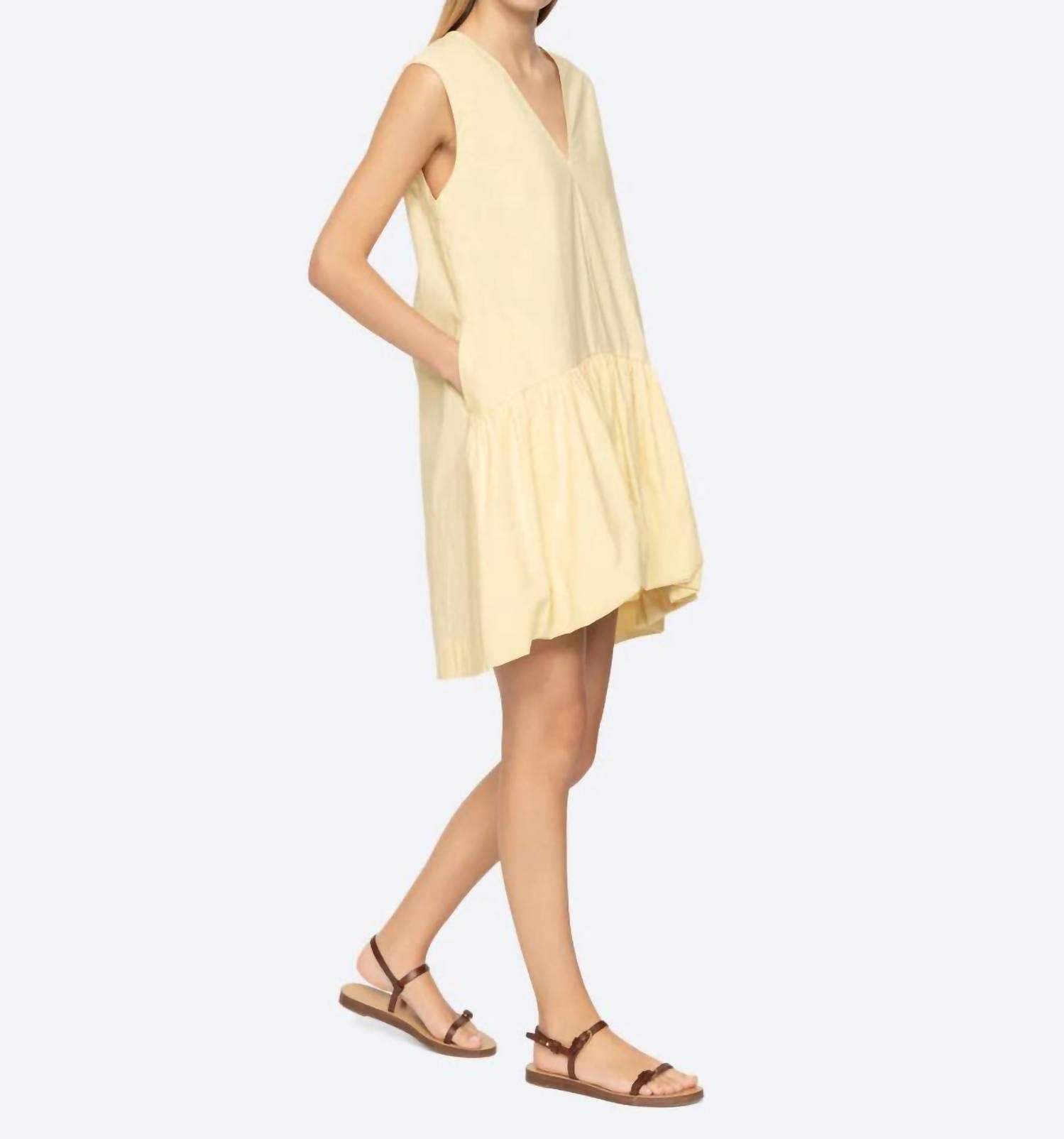 Sea - Emmet Poplin Bubble Tank Dress