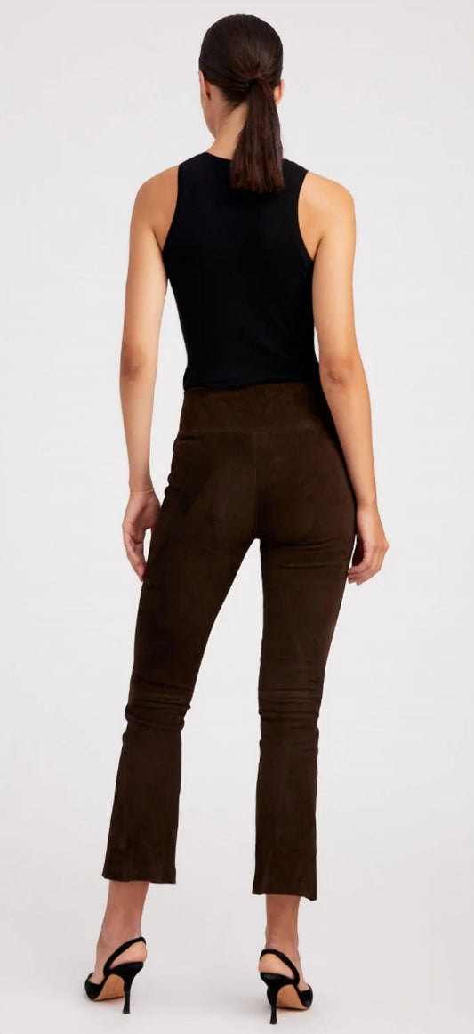 Sprwmn - Suede Ankle Flare Pants